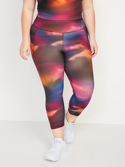 Image number 7 showing, High-Waisted PowerSoft Crop Leggings for Women