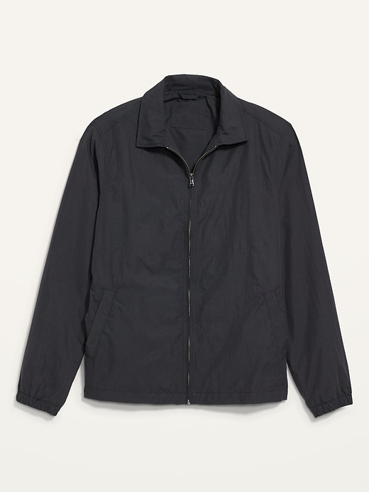 ジャケット・アウター 00s OLD NAVY wool blouson black L OLD NAVY Wool Jacket Coat Mens Size L Black Zippered