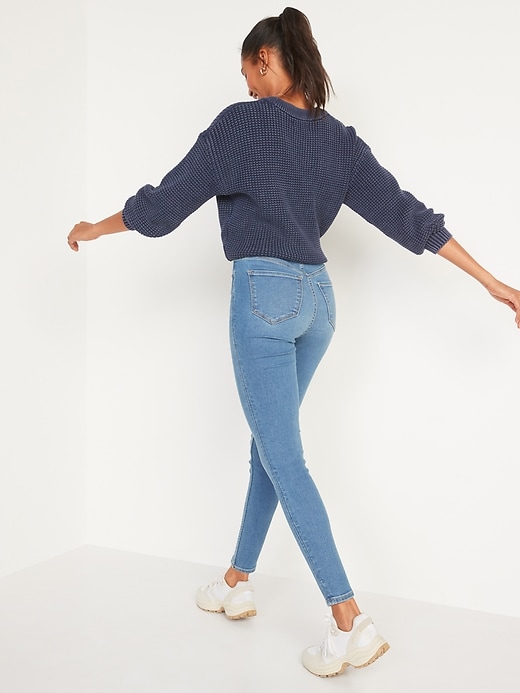 Image number 2 showing, Extra High-Waisted Rockstar 360° Stretch Super Skinny Jeans for Women