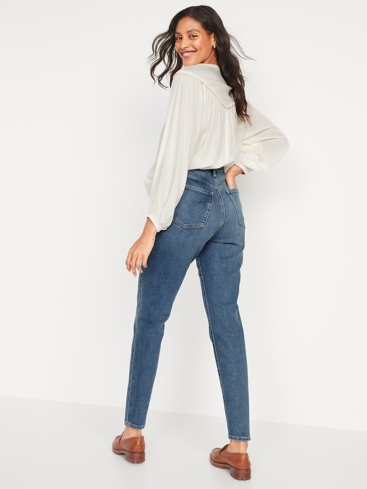 Image number 2 showing, Higher High-Waisted O.G. Straight Jeans for Women