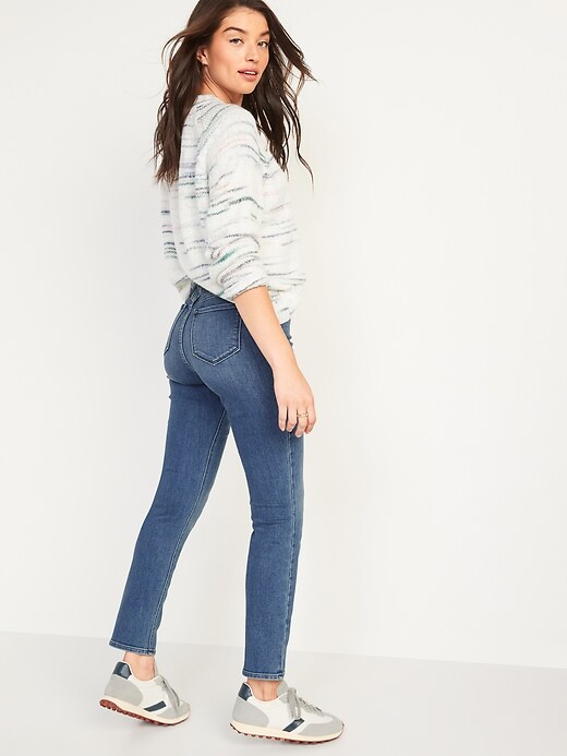 Image number 2 showing, High-Waisted Wow Slim Straight Jeans for Women