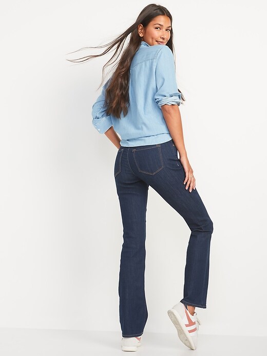 Image number 2 showing, Mid-Rise Wow Boot-Cut Jeans for Women