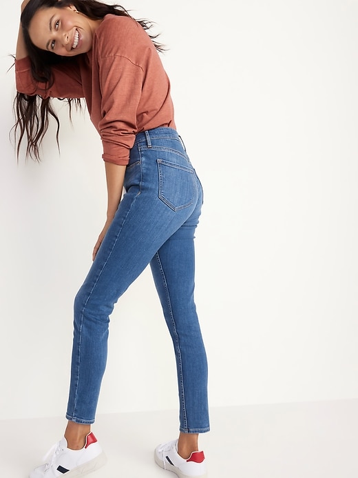 Image number 2 showing, Mid-Rise Rockstar Super Skinny Jeans for Women