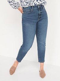 High-Waisted O.G. Straight Ankle Jeans 