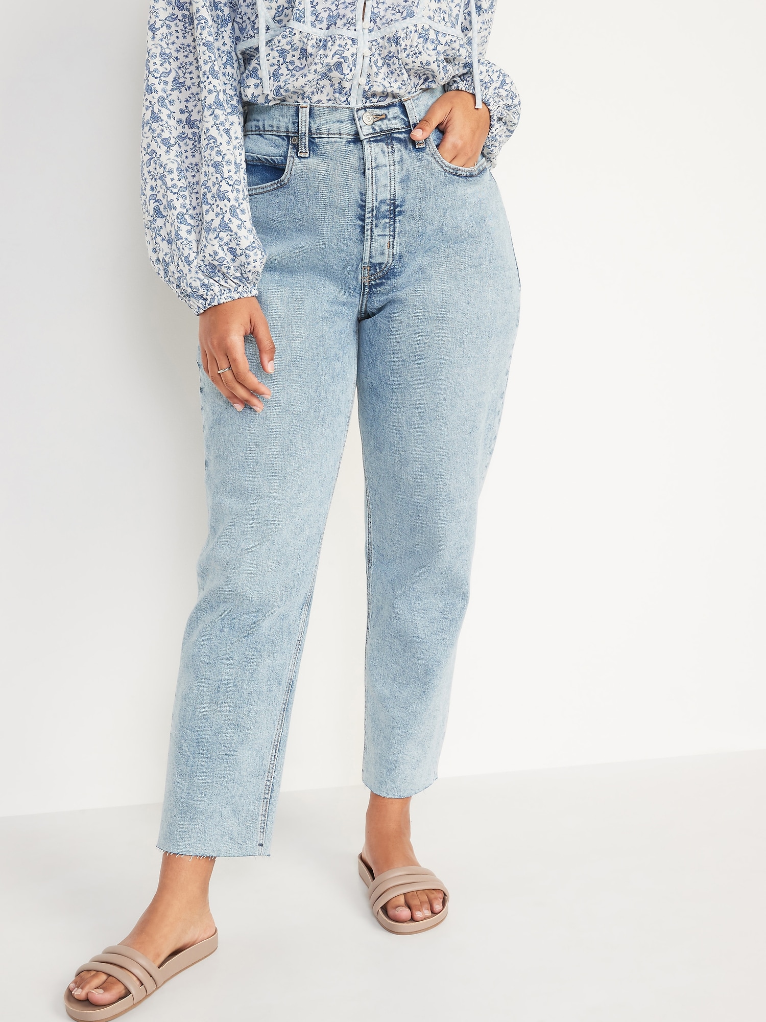 old navy dad jeans