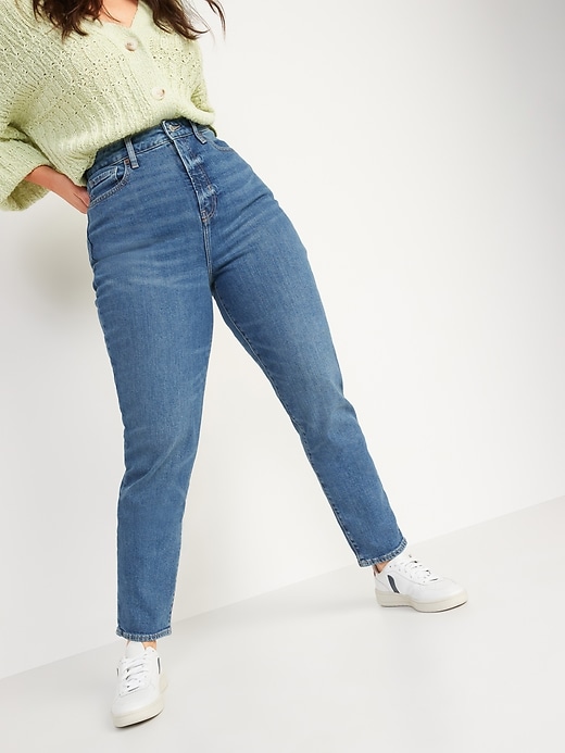 Image number 5 showing, Higher High-Waisted O.G. Straight Jeans for Women