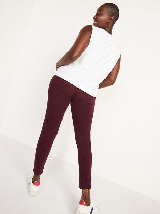Image number 6 showing, High-Waisted Rockstar Super Skinny Pop-Color Jeans for Women