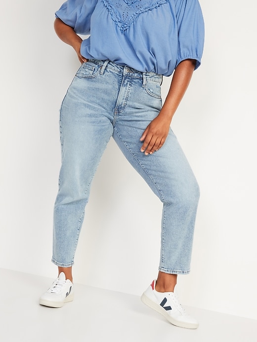 Image number 5 showing, Higher High-Waisted Button-Fly O.G. Straight Jeans