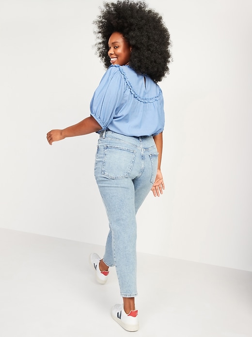 Image number 6 showing, Higher High-Waisted Button-Fly O.G. Straight Jeans