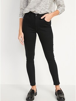 black denim jeans women's