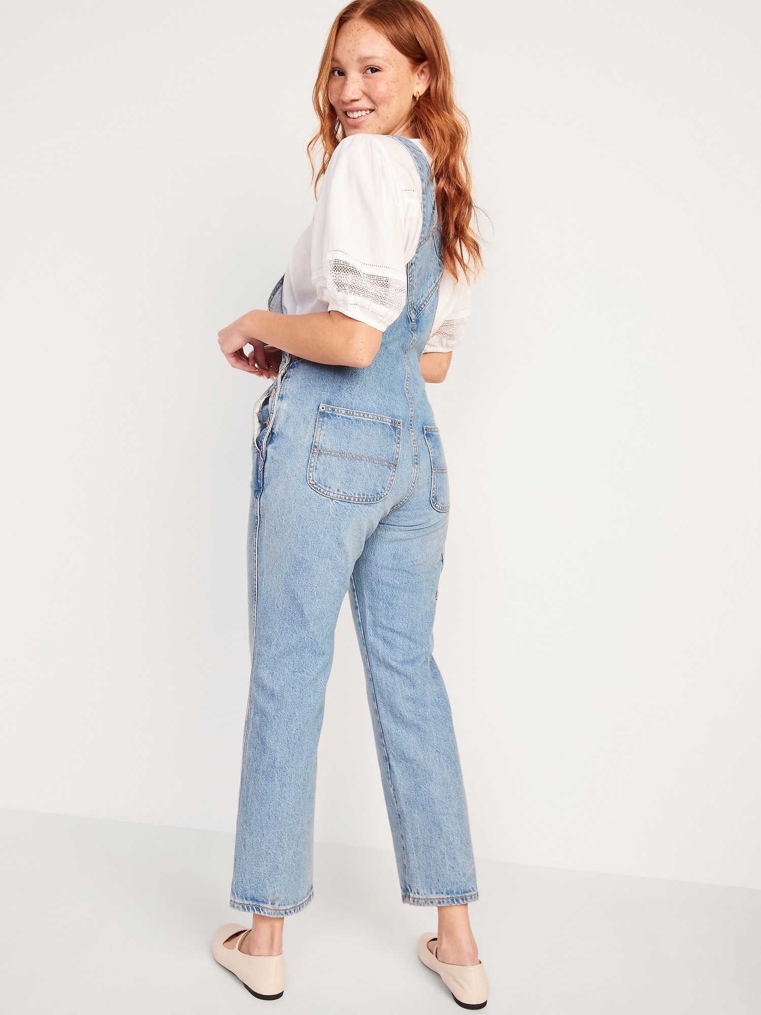 Old navy denim on sale overalls