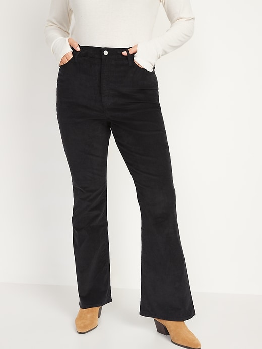 Image number 5 showing, Higher High-Waisted Corduroy Flare Pants for Women