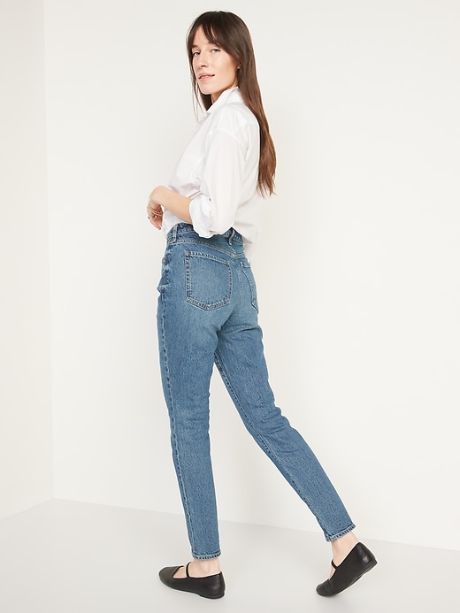 Image number 2 showing, Extra High-Waisted Hidden Button-Fly Pop Icon Skinny Jeans for Women