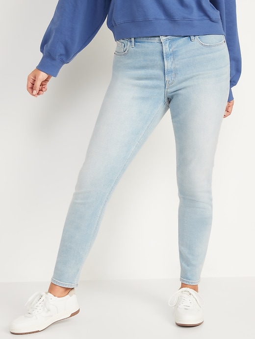 Image number 3 showing, Mid-Rise Rockstar Super-Skinny Jeans for Women
