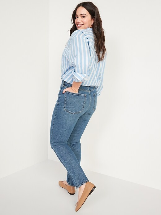 Image number 6 showing, Extra High-Waisted Hidden Button-Fly Pop Icon Skinny Jeans for Women