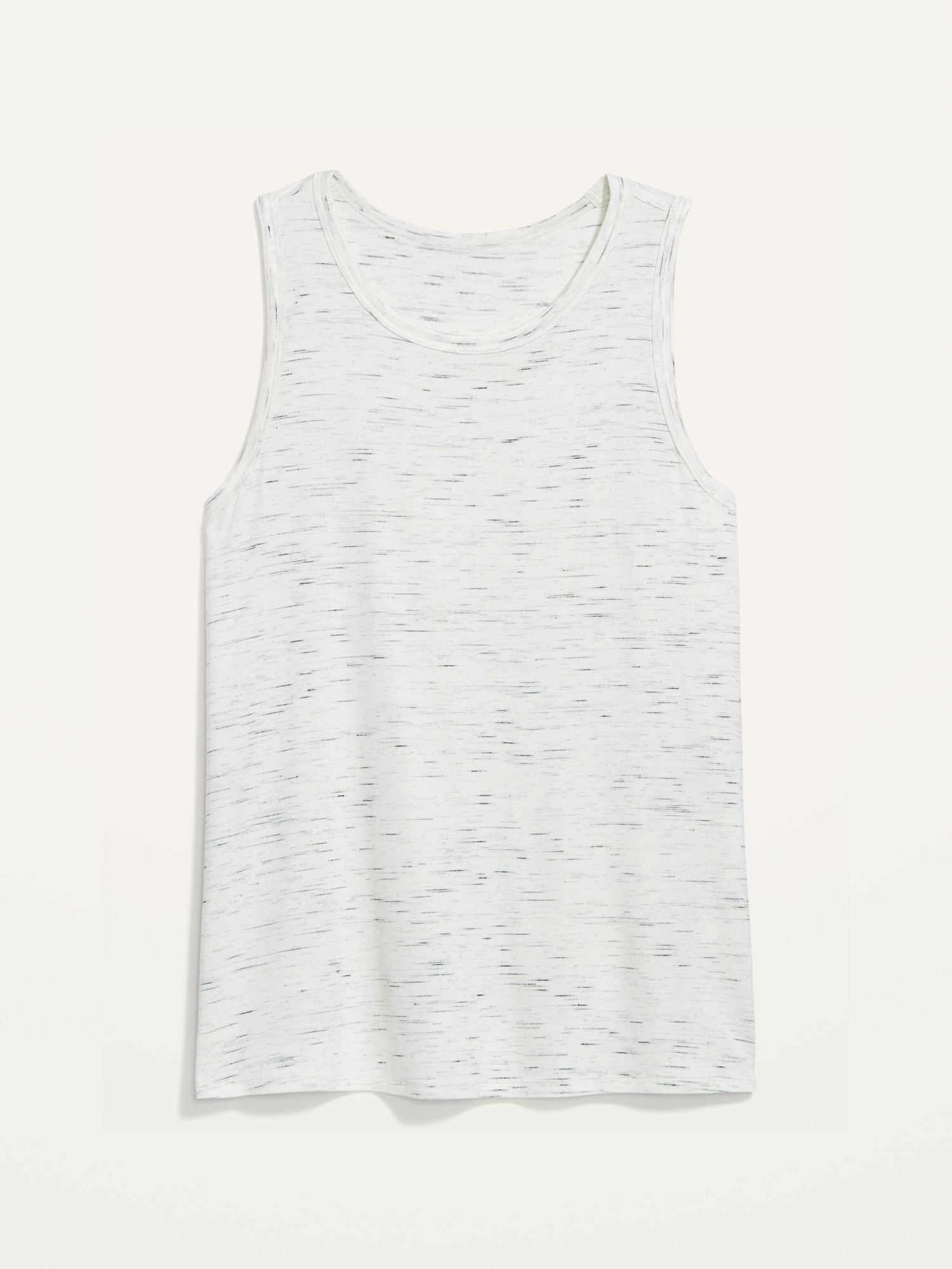 Old Navy Women's Luxe Jersey-Knit Sleeveless T-Shirt - White - Plus Size 3X