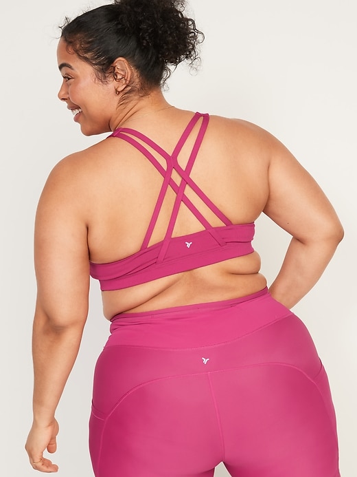 Image number 6 showing, Medium-Support Strappy Sports Bra