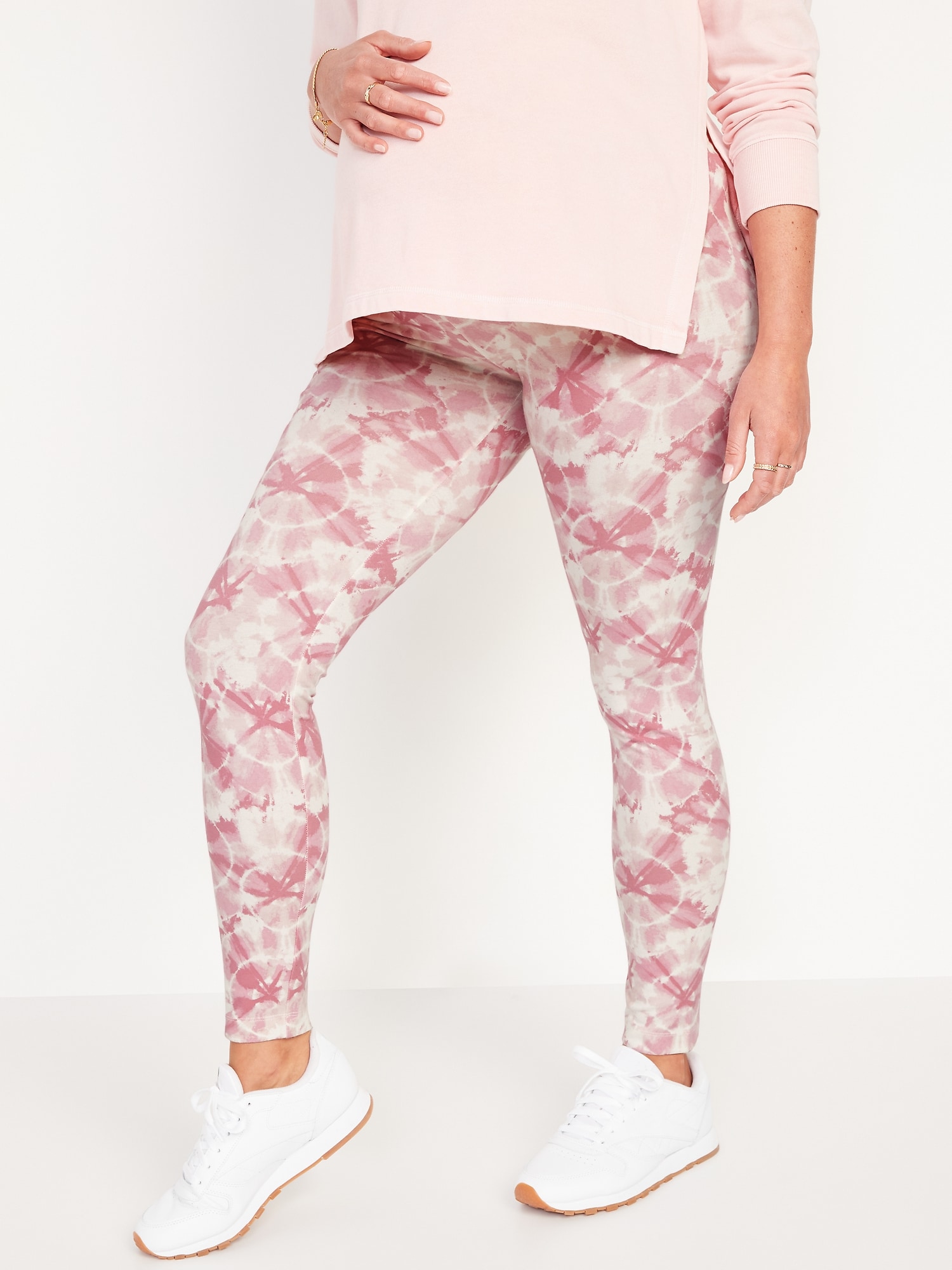 Maternity Full Panel Tie-Dye Leggings 