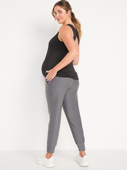 Image number 2 showing, Maternity High-Waisted PowerSoft 7/8-Length Jogger Pants