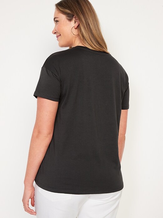 Image number 2 showing, Maternity Double-Layer Graphic Nursing T-Shirt