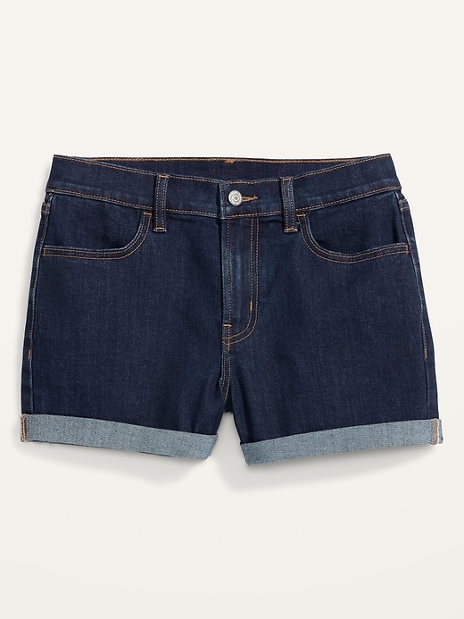 Mid-Rise Wow Jean Shorts -- 3-inch inseam | Old Navy