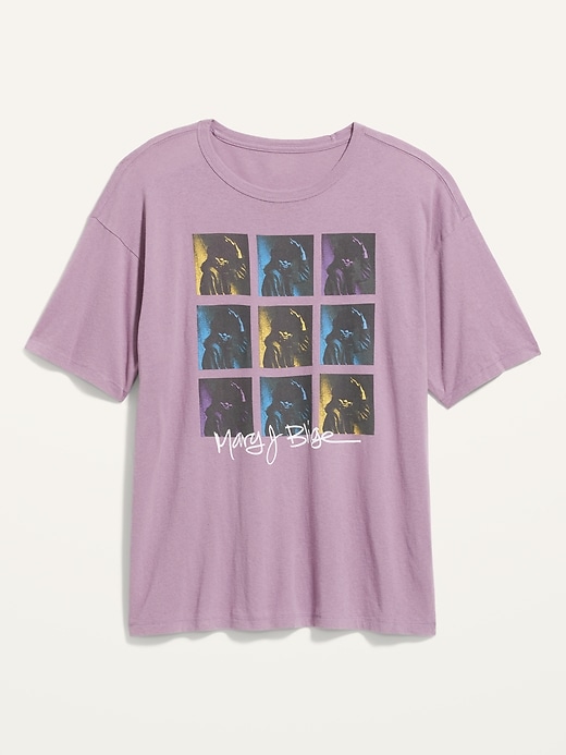 View large product image 2 of 2. Mary J. Blige&#153 Oversized Vintage Gender-Neutral Graphic T-Shirt for Adults