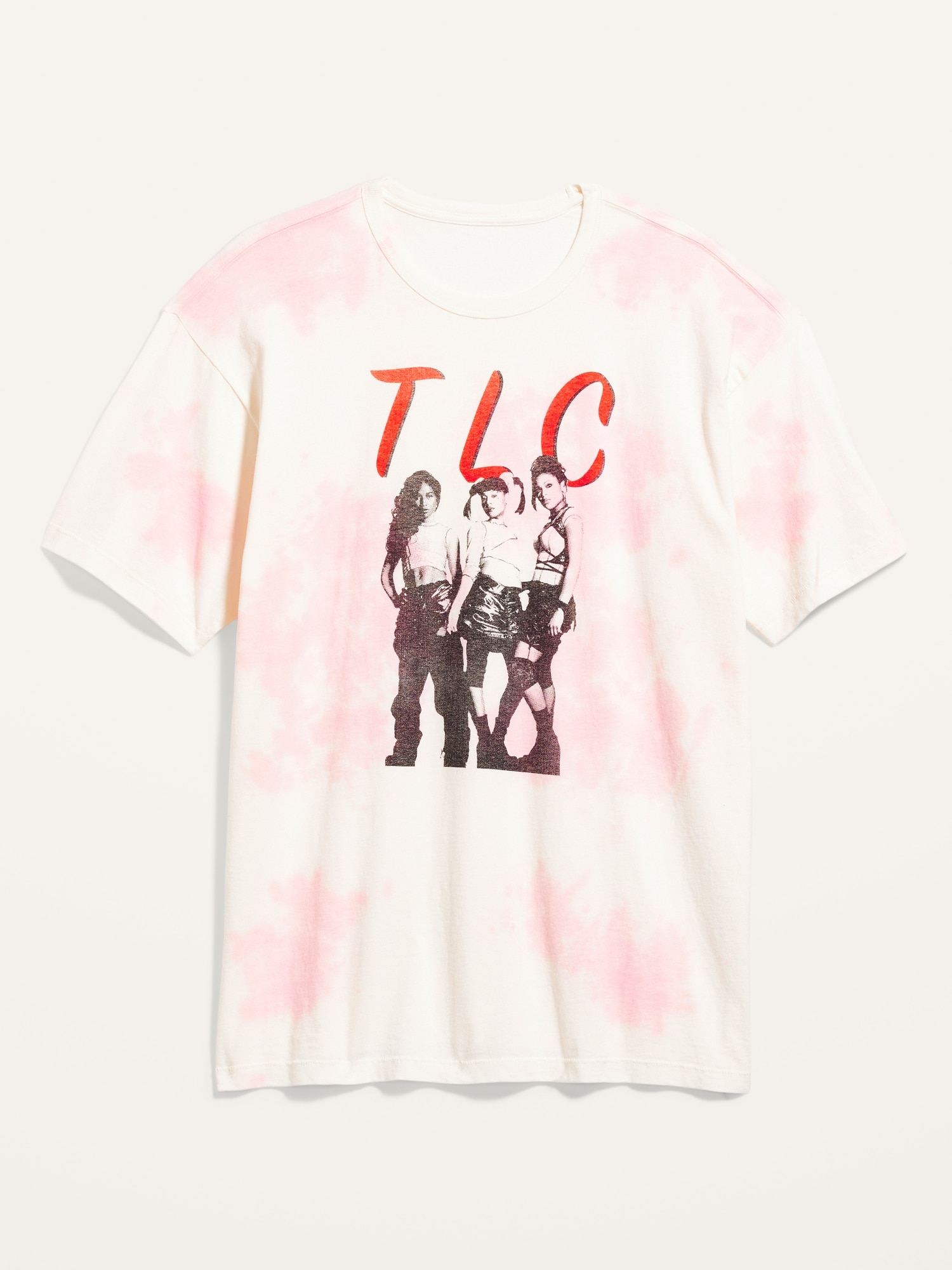 TLC™ Oversized Vintage Gender-Neutral Tie-Dye T-Shirt for Adults