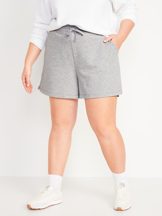 Image number 7 showing, Extra High-Waisted Vintage Sweat Shorts -- 5-inch inseam