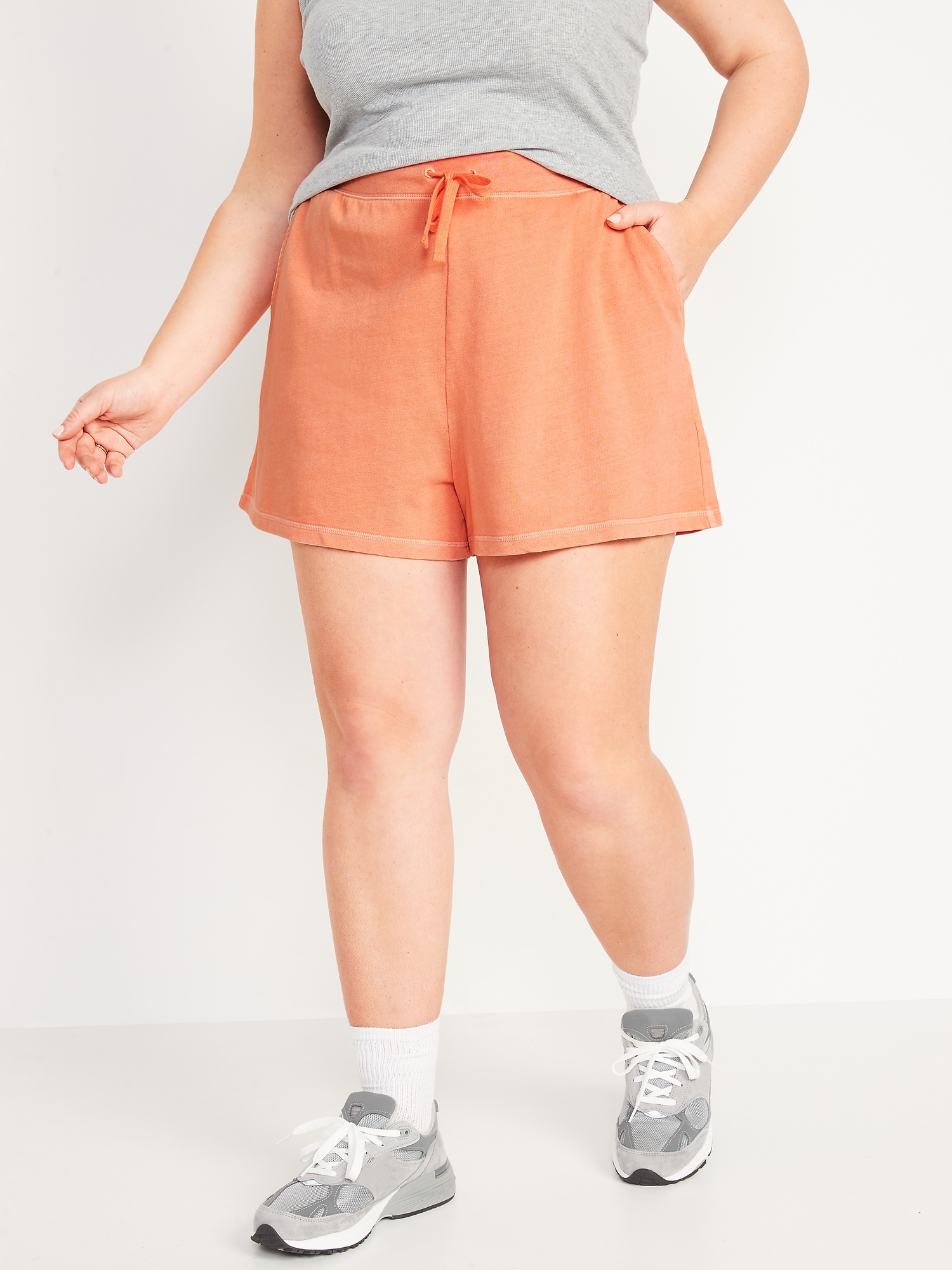 Extra High-Waisted Vintage Lounge Shorts for Women -- 3-inch inseam