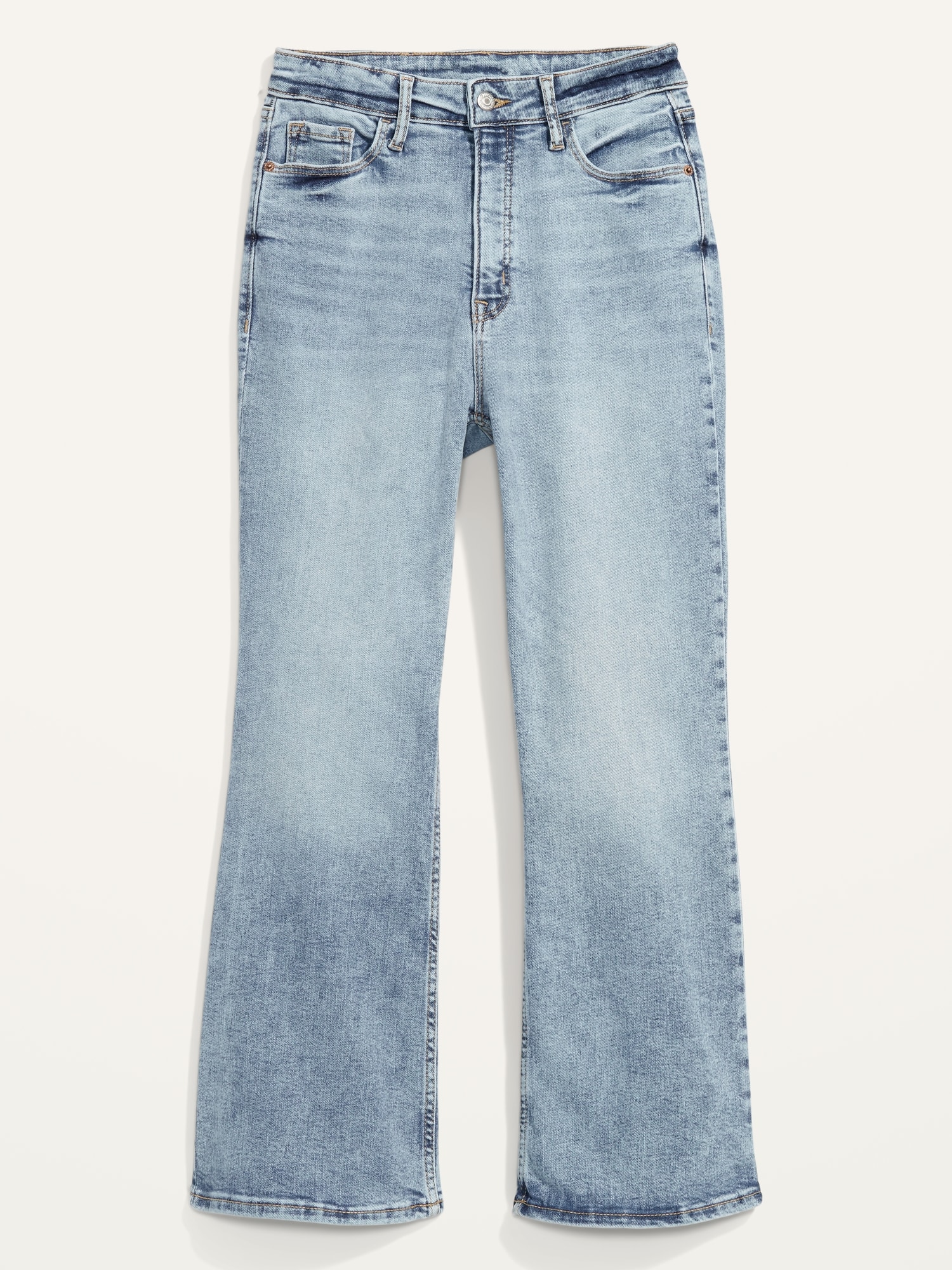 Higher High-Waisted Cropped Flare Jeans for Women | Old Navy