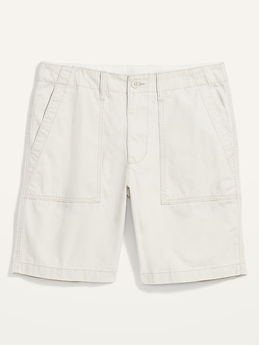 Image number 4 showing, Straight Lived-In Khaki Shorts -- 9-inch inseam