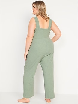 wide rib knit capri - BUTTER – tennley.