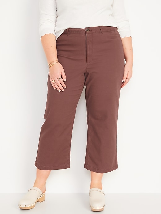 Old Navy Twill Cropped Pants for Women