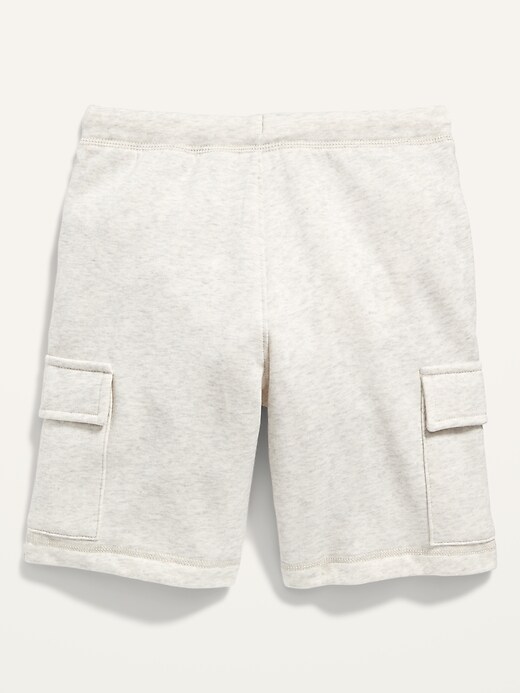 View large product image 2 of 2. Fleece Cargo Jogger Shorts for Boys (At Knee)