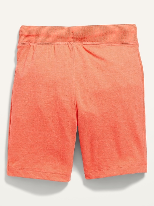 View large product image 2 of 2. Unisex Jersey-Knit Jogger Shorts for Toddler