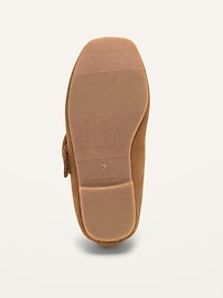 View large product image 4 of 4. Faux-Suede Buckled Ballet Flats for Toddler Girls