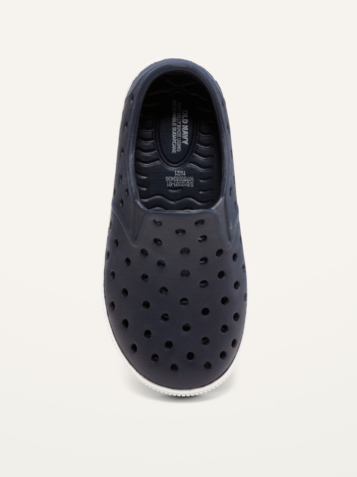 old navy perforated slip ons