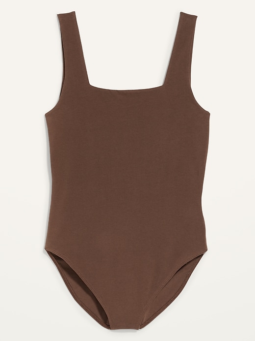 Image number 4 showing, Square-Neck Tank Top Bodysuit