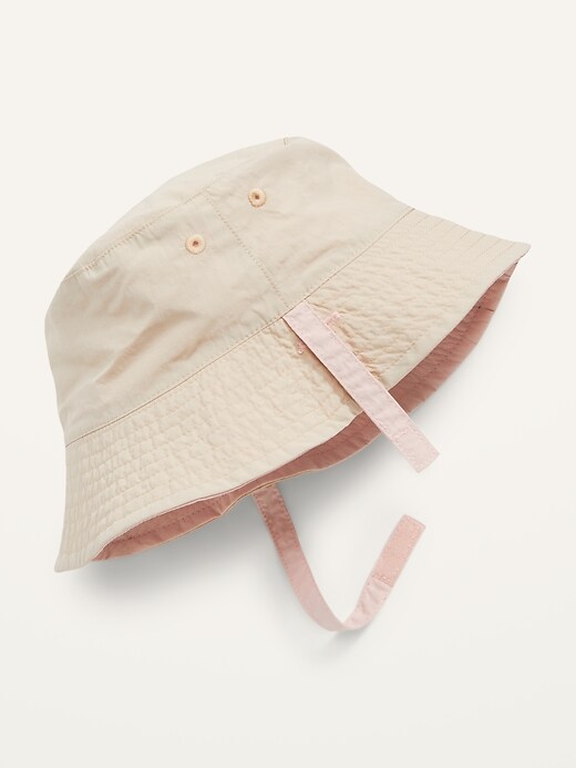 View large product image 2 of 2. Reversible Nylon Bucket Hat for Baby