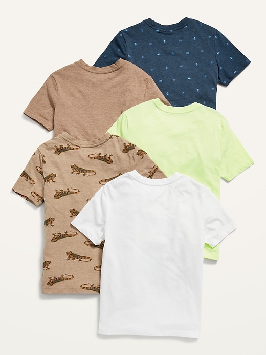 View large product image 2 of 2. Softest Graphic T-Shirt 5-Pack for Boys