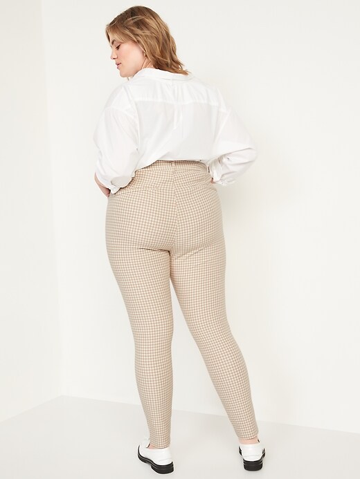 Image number 8 showing, High-Waisted Houndstooth Pixie Skinny Pants for Women