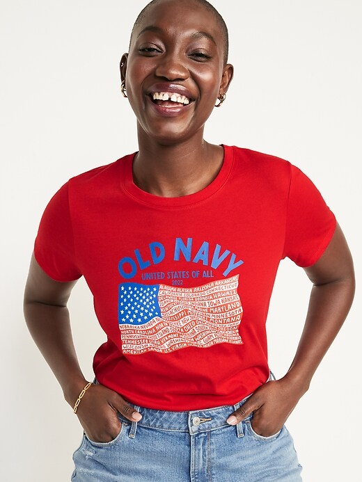 Old Navy United States Of All 2022 Flag shirt