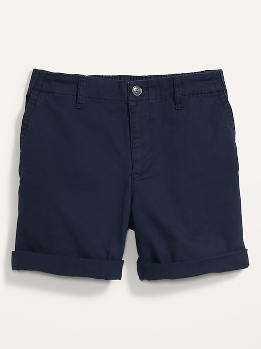 Image number 4 showing, High-Waisted OGC Pull-On Chino Shorts -- 7-inch inseam