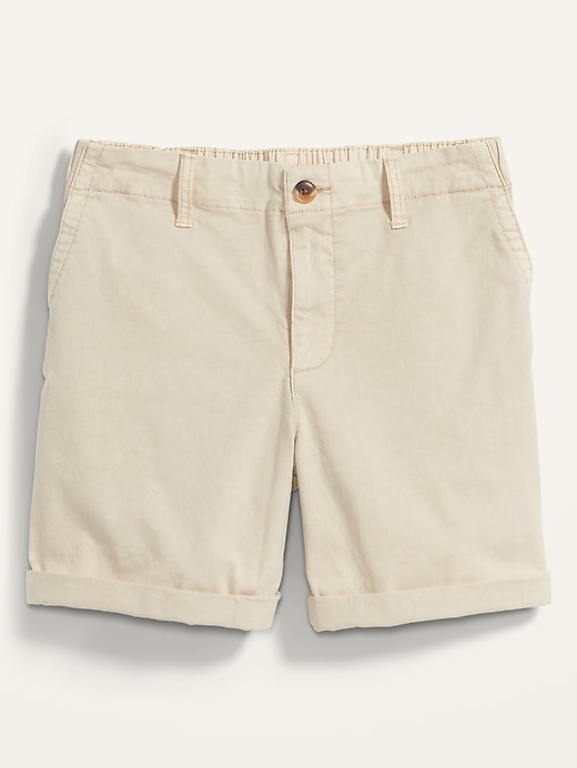 Image number 4 showing, High-Waisted OGC Pull-On Chino Shorts -- 7-inch inseam