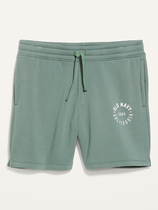 View large product image 2 of 2. Logo-Graphic Sweat Shorts -- 7-inch inseam