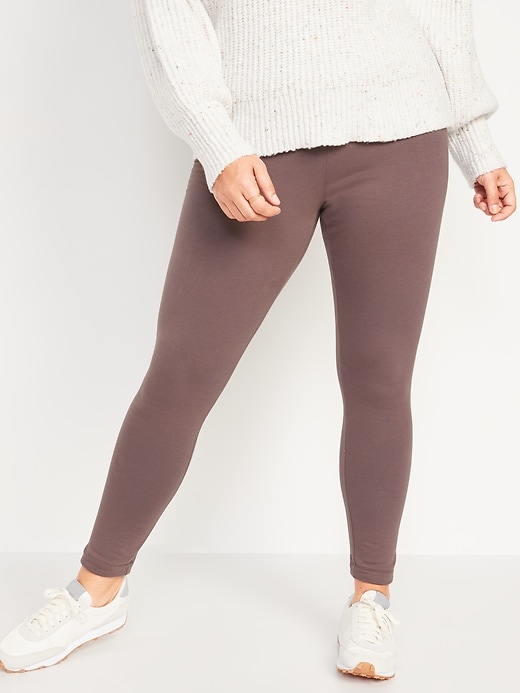 HighWaisted FleeceLined Ankle Leggings Old Navy