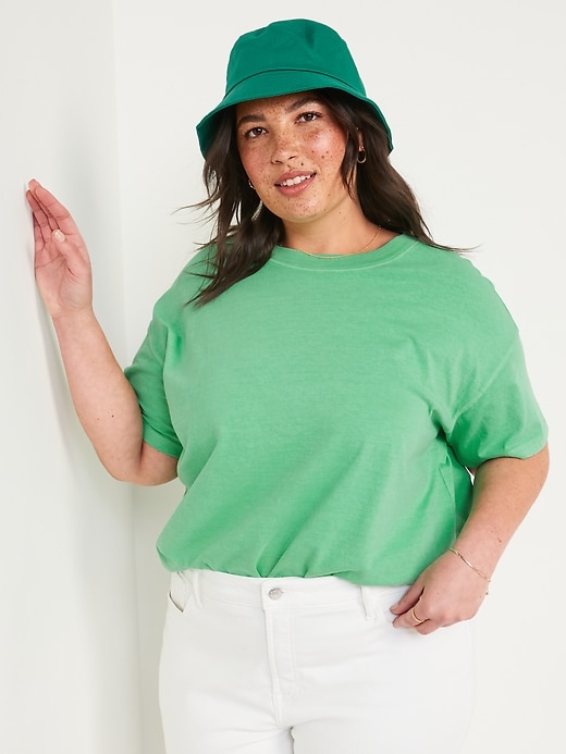 Image number 3 showing, Short-Sleeve Vintage Easy T-Shirt for Women