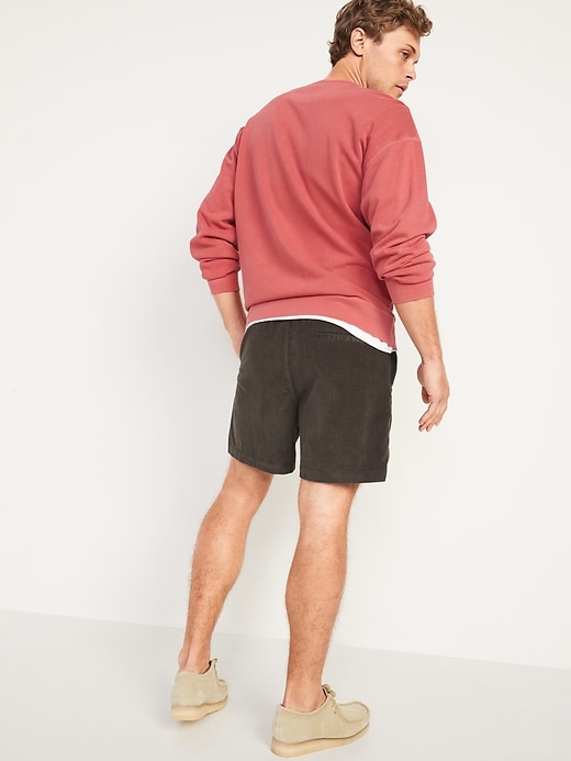 Image number 2 showing, Relaxed Corduroy Jogger Shorts -- 5.5-inch inseam