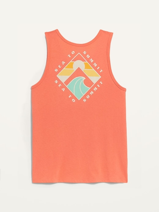 View large product image 2 of 2. Soft-Washed Graphic Tank Top
