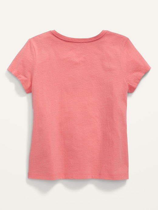 View large product image 2 of 2. Soft-Washed Graphic T-Shirt for Girls
